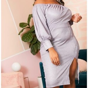 Shimmery lilac dress